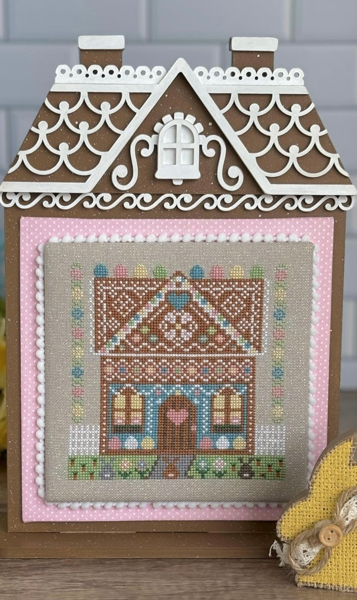 All Seasons Gingerbread House - Easter by Textilly Crafts