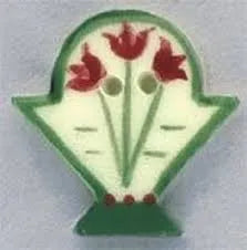 Tulip Basket Button by Mill Hill