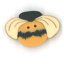 Bee, tiny country 1173.t Just Another Button Company