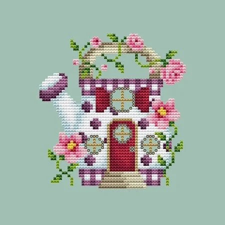 Watering Can House by Shannon Christine
