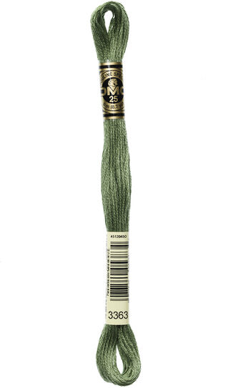 DMC 3363 Medium Pine Green