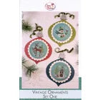 Vintage Ornament Backer Set One