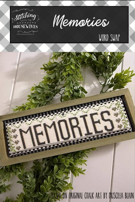 Memories Word Swap Series by Stitching with the Housewives