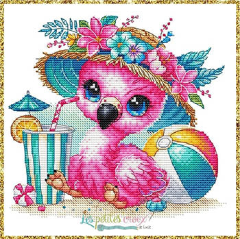 Flamingo Animal Series by Les Petites Croix De Lucie