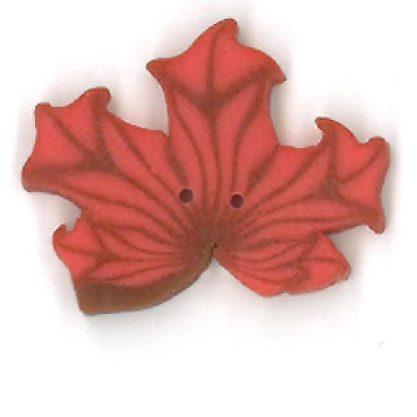 2273.L Large orange maple leaf Just Another Button Company
