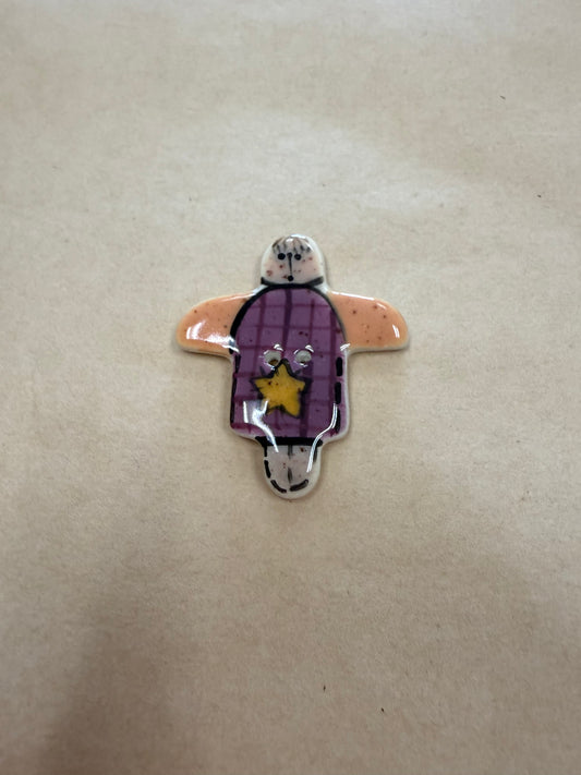 Scarecrow with Star Button by Mill Hill