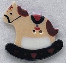 Rocking Horse. Mill Hill Button