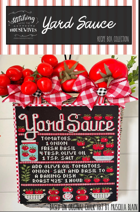 Yard Sauce- Recipe Box Collection by Stitching w/ the Housewives