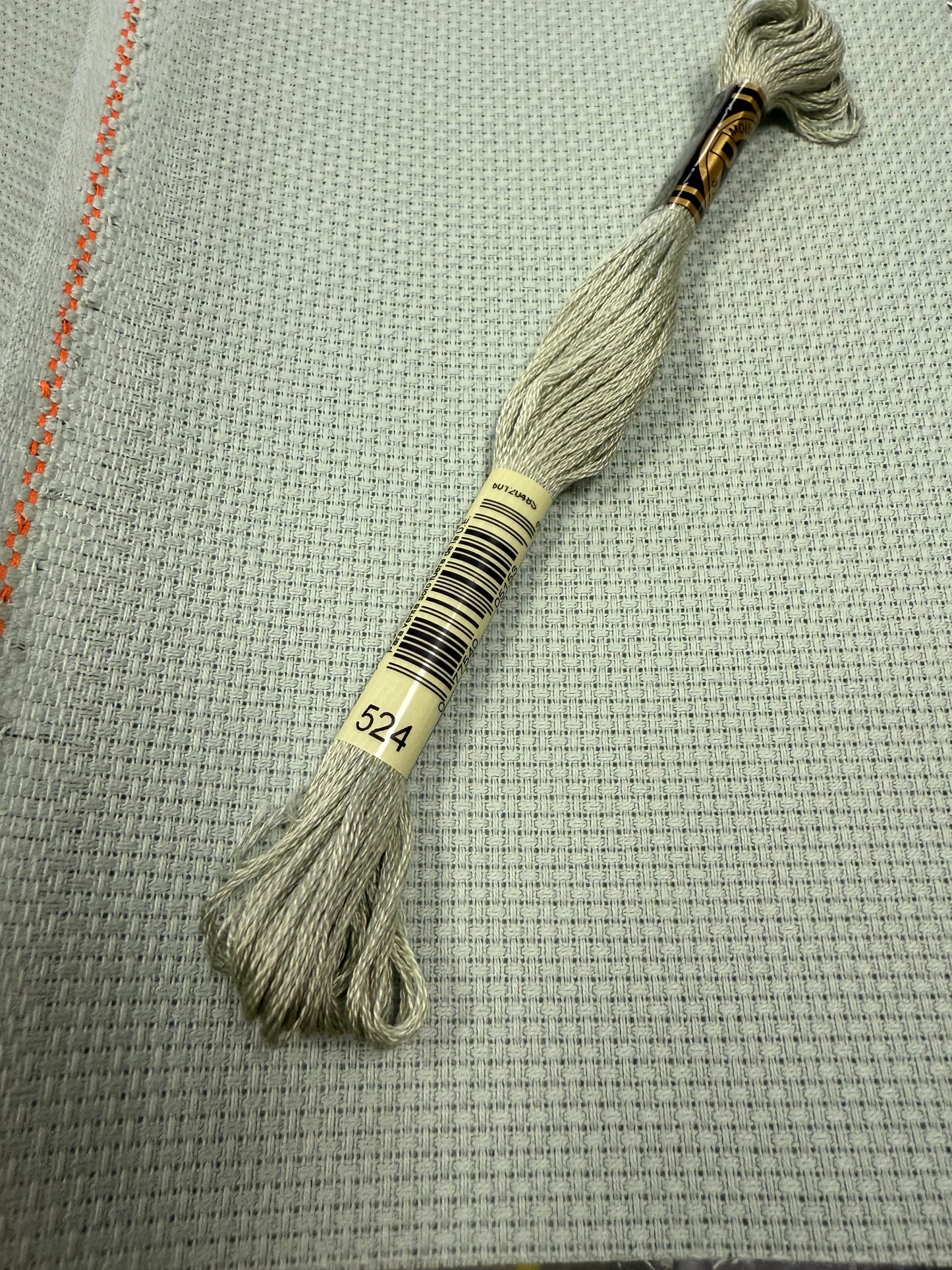 14 ct aida celadon-18x21”