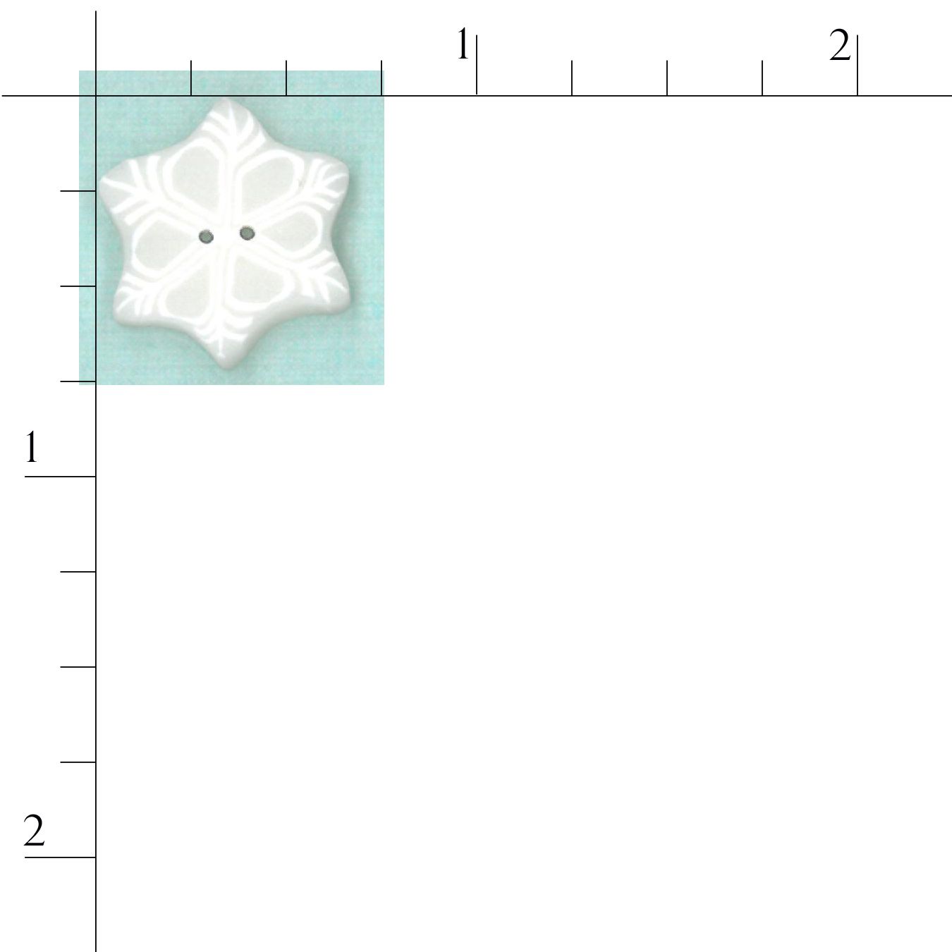 Snowflake, Small- 4442.S- Just Another Button COmpan