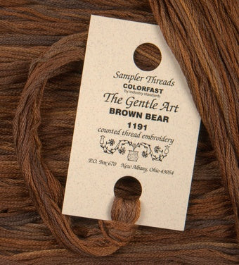 Brown Bear - 1191 - Gentle Arts Threada