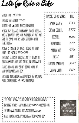 Turkey Trot - Let’s Go Ride a Bike Series by Stitching w/ the Housewives