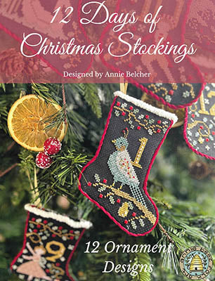 12 Days of Christmas Stockings - Annie Beez Folk Art