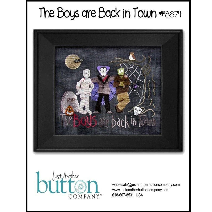 The Boys Are Back in Town by Just Another Button Company