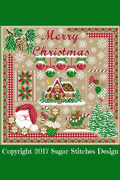 Merry Christmas Sampler by Sugar Stitches Sampler