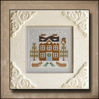 Bluebird Cabin - Frosty Forest - Country Cottage Needleworks
