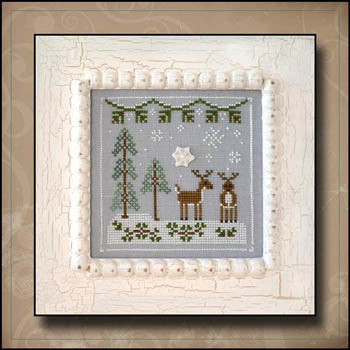 Snowy Reindeer - Frosty Forest - Country Cottage Needleworks