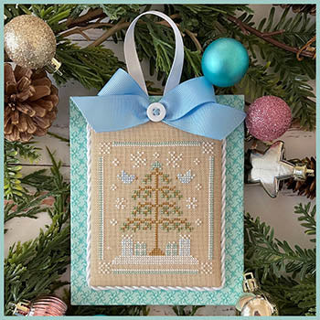 Frosty Christmas-Country Cottage Ornaments Pastel Collection by Country Cottage Needleworks