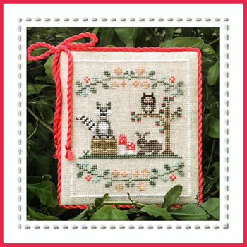 Forest Raccoon and Friends - Welcome to the Forest - Country Cottage Needleworks