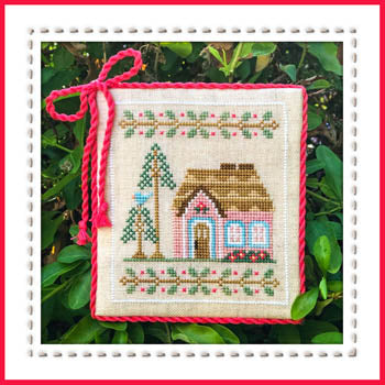 Pink Forest Cottage - Welcome to the Forest - Country Cottage Needleworks