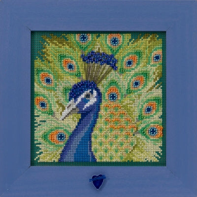 Proud Peacock Beads & Buttons Spring Seriesby Mill Hill 14-2016