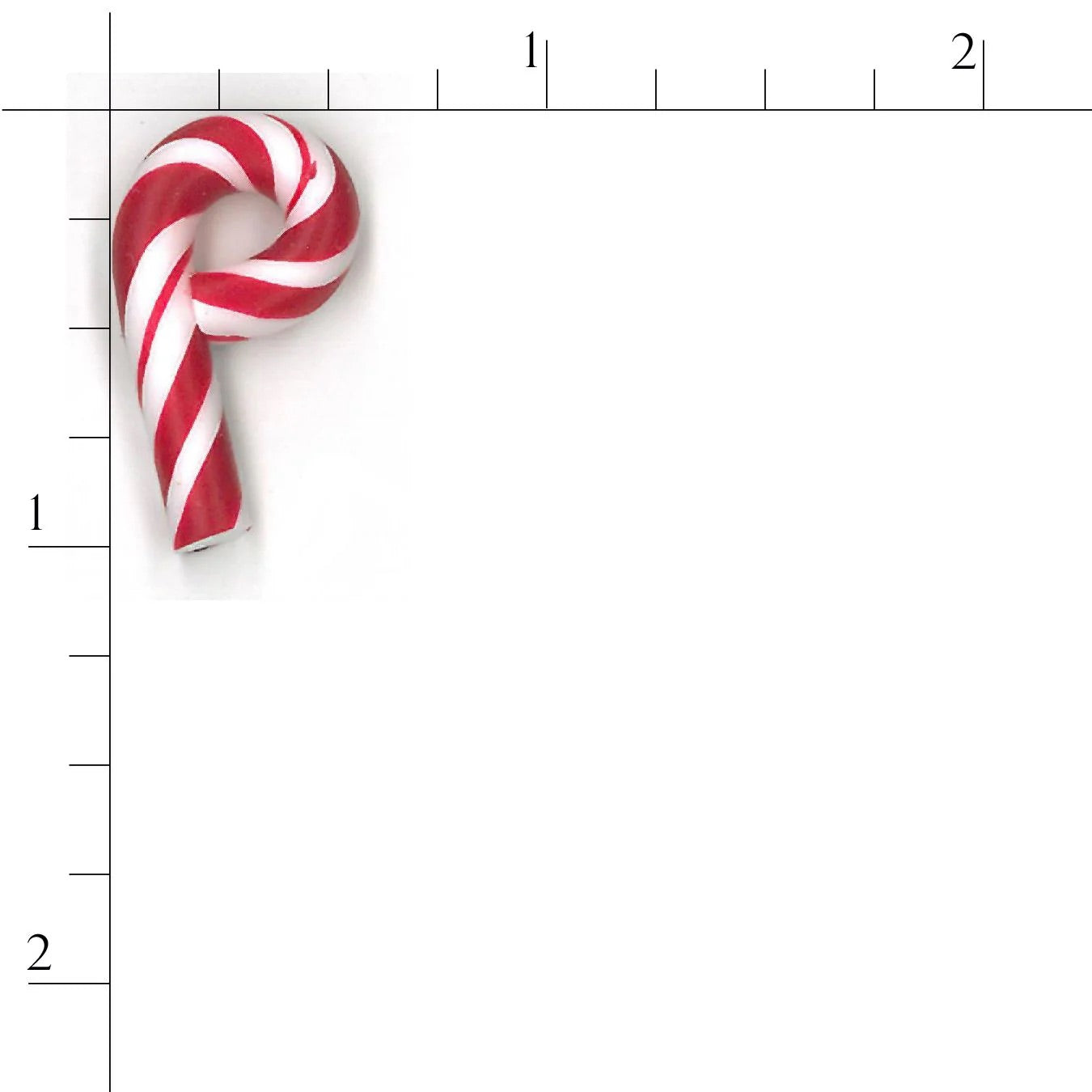 candy cane, Small- 4403.S-Just Another Button Company