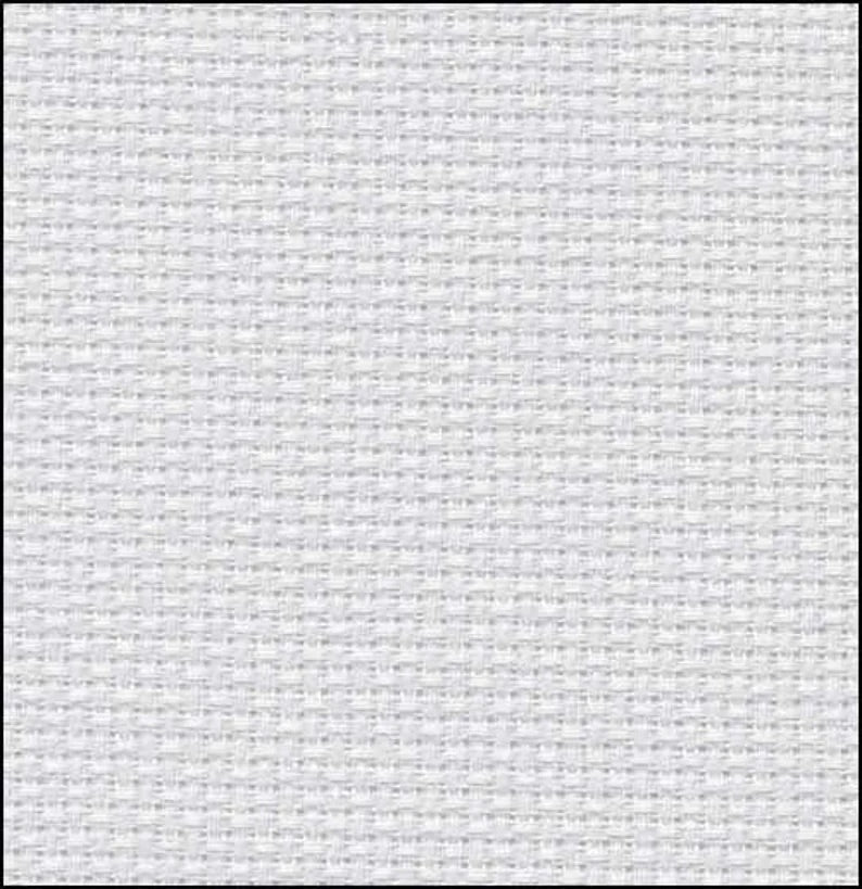 14 ct aida silver moon 10.5x15”