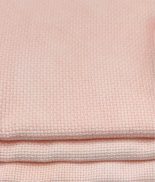 16 ct aida Peach Bellini by Atomic Ranch Fabrics-17x26”