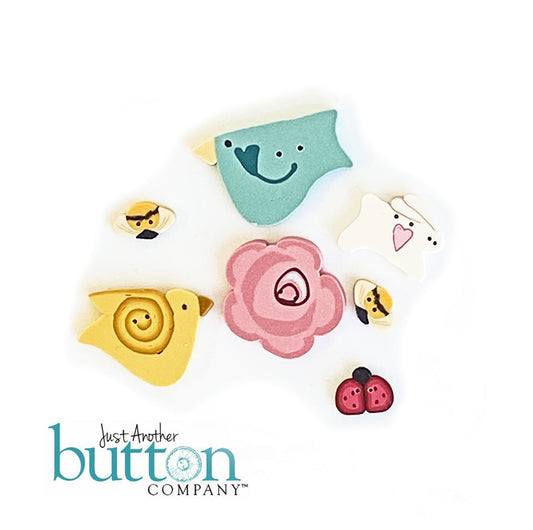 Spring Bag Button Pack -Shepherd’s Bush Design-Just Another Button Company
