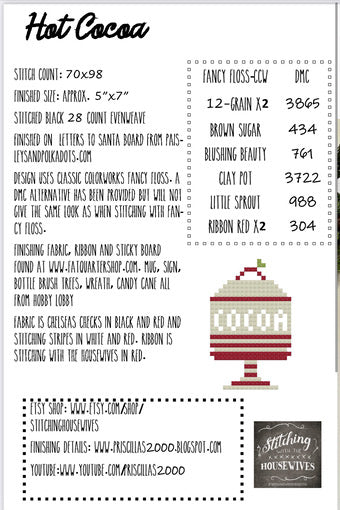 Hot Cocoa by Stitching with the Housewives