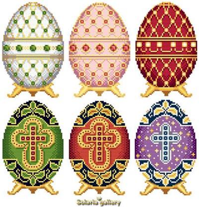 Easter Eggs in Faberge Style - Collection 1 - Solaria Gallery