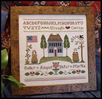 Colonial Women - No. 67 - Little House Needleworks
