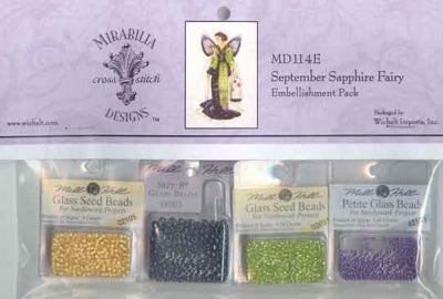 September Fairy Embellishment Pack - MD114E - Mirabilia Designs