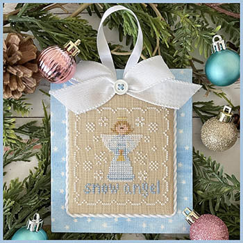 Snow Angel-Country Cottage Ornaments Pastel Collection by Country Cottage Needleworks