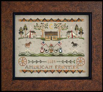 American Frontier - Chart No.3 - Tumbleweeds Division of Little House Needleworks