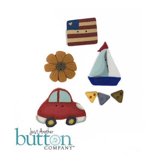 Summer Bag Button Pack- Shepherd’s Bush Design - Just Another Button Company