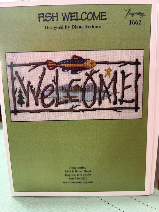 Fish Welcome by Diane Arthurs for Imaginating