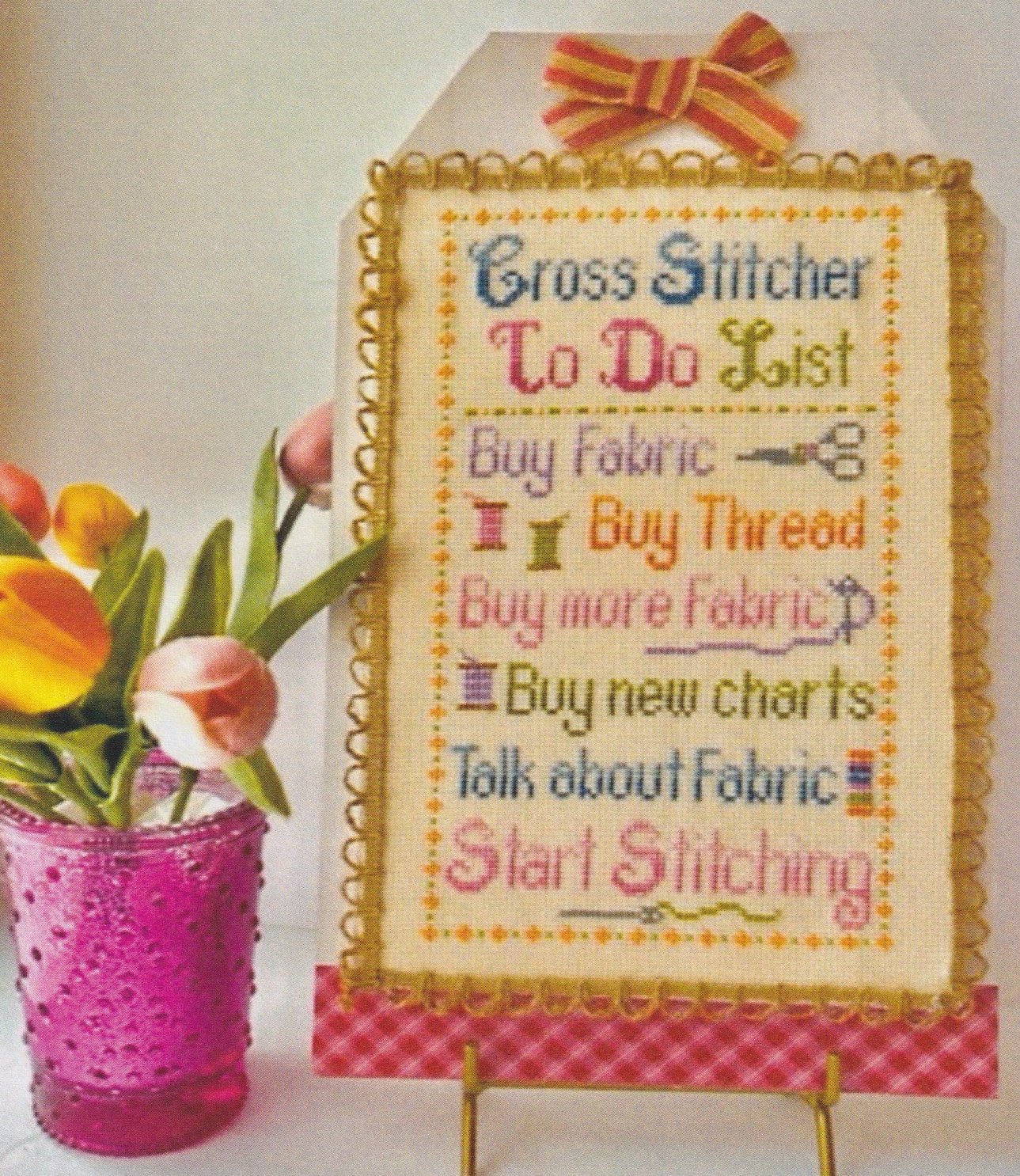 Cross Stitch “To Do” List - Pickle Barrel Designs