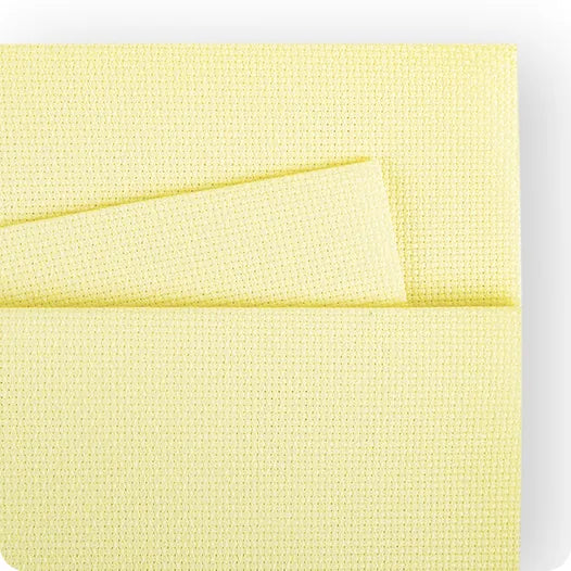 14 ct aida Lemon zest by Fabric Flair-8.5x10.5”