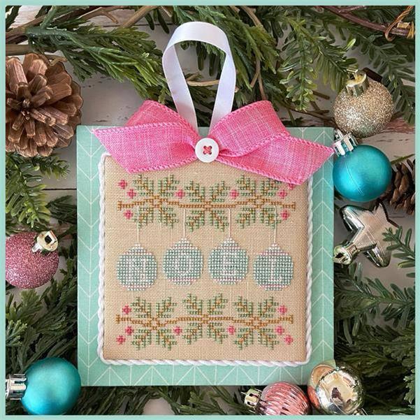 Noel ornaments Pastel Collection Country cottage ornaments
