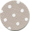 20 ct aida Beige w/ white peti-pt(dots)-10.5 x 18.5