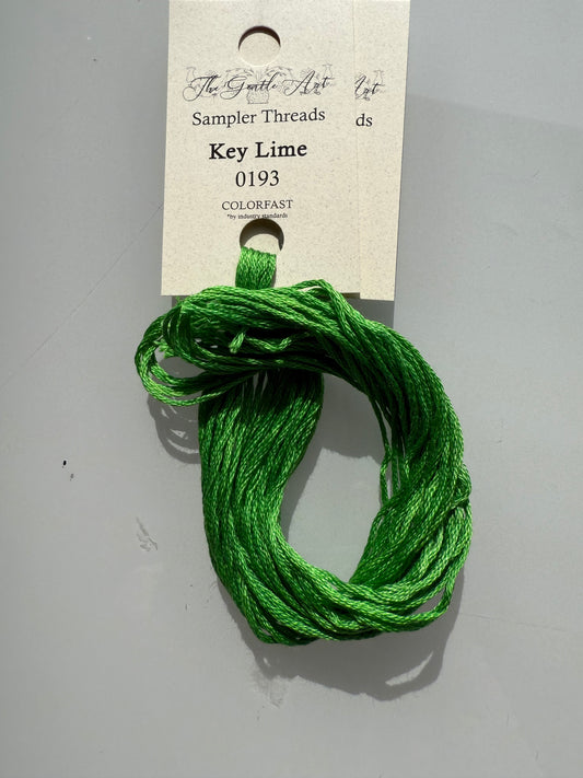 Key Lime-0193- The Gentle Art Sampler Threads