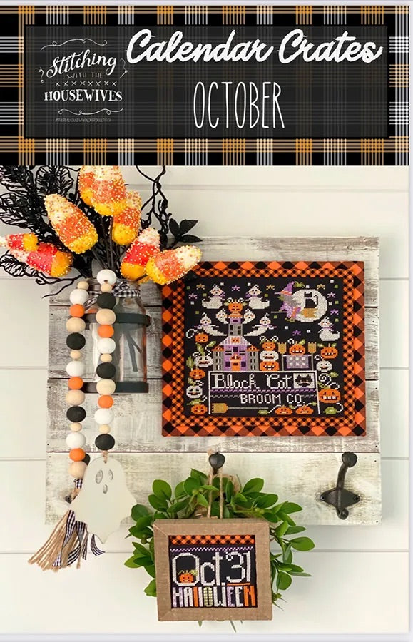 October Calendar Crates Series by Stitching with the Housewives