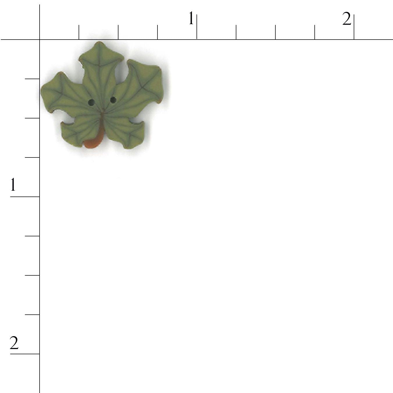 pumpkin leaf, small- 2277.S Just Another Button Company