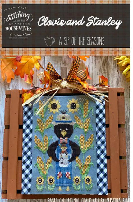 Clovis and Stanley A sip of the Seasons series by Stitchng with the Housewives