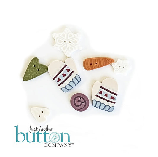 Winter Bag Button Pack- SB design- Just Another Button Company
