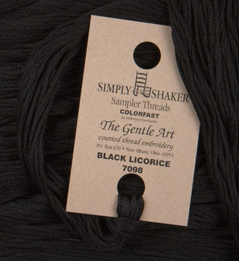 Black Licorice - 7098 - Gentle Arts Thread