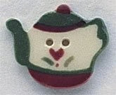 Teapot button by Mill Hill
