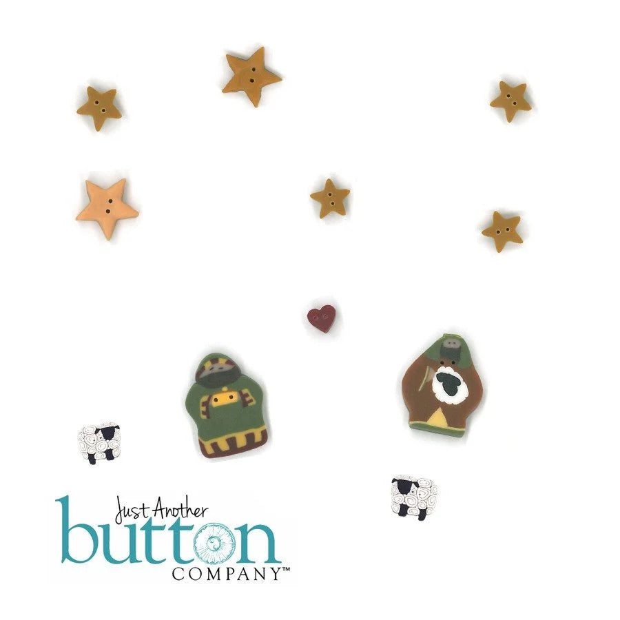 Holy Night Button Pack -Shepherd’s Bush Design - Just Another Button Company