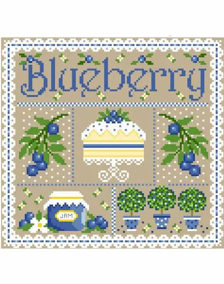 Blueberry Sampler by Sugar Stitches